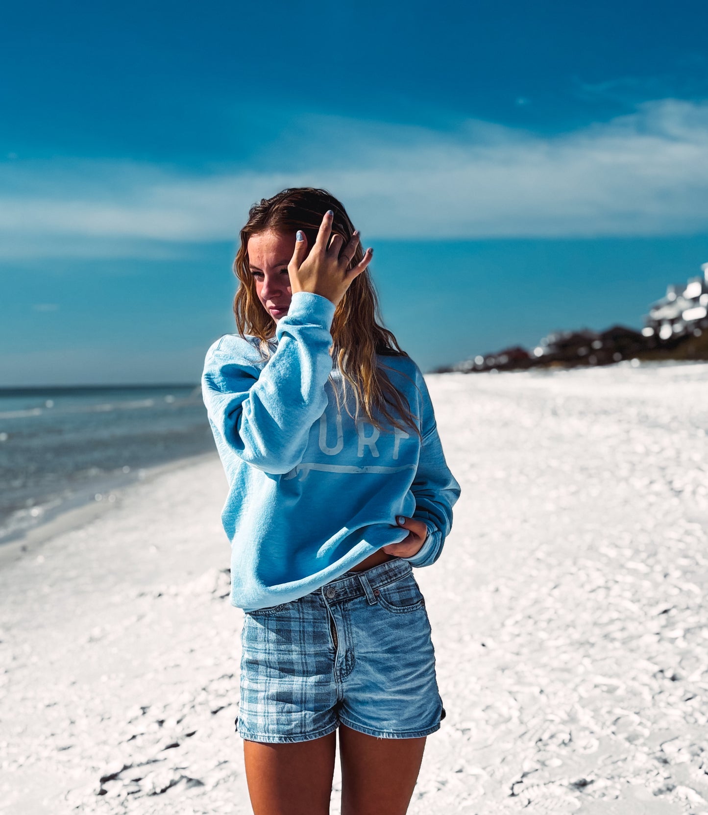 Surf Sweatshirt Light Blue