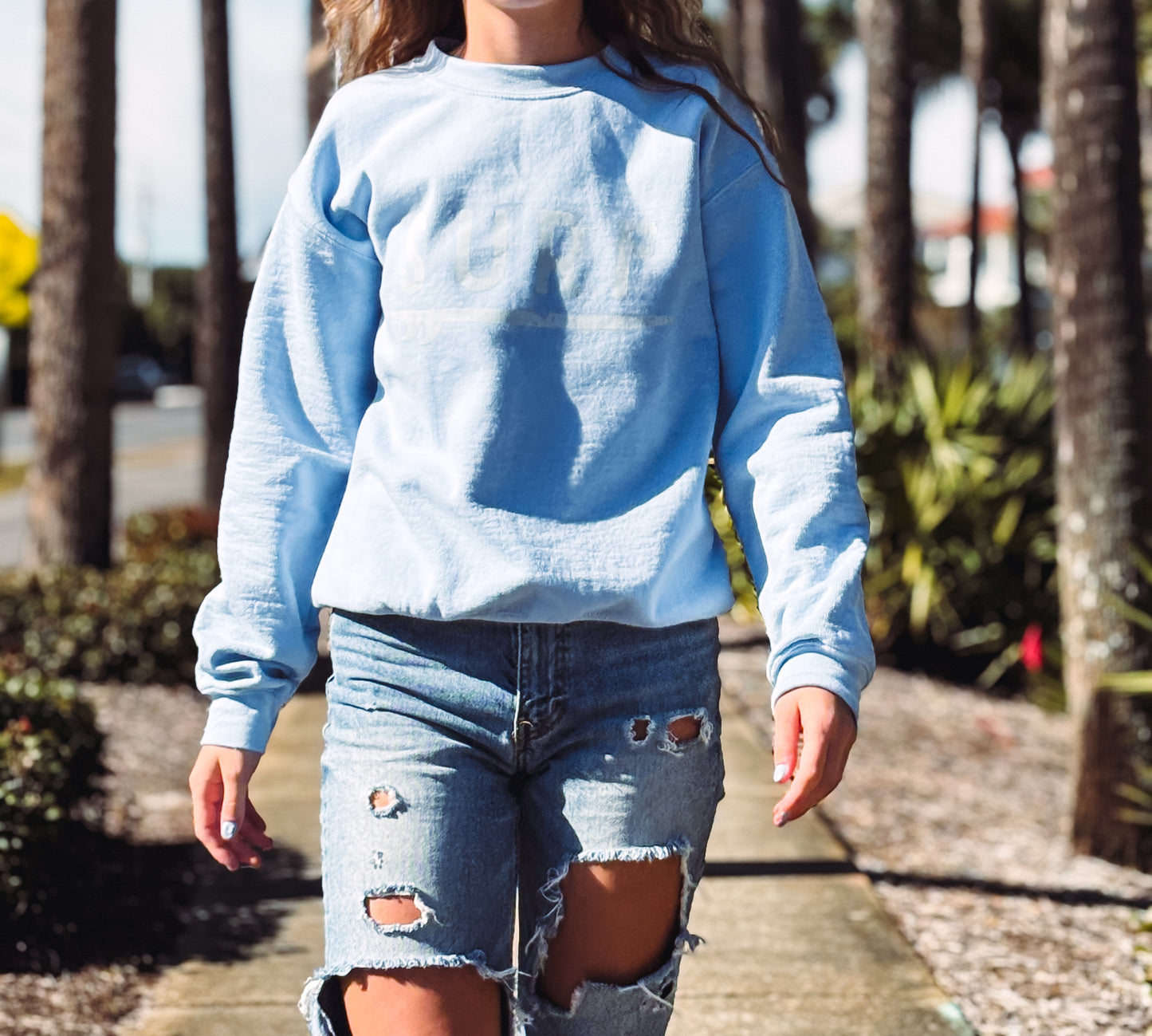 Surf Sweatshirt Light Blue